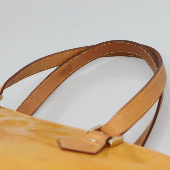 LOUIS VUITTON Monogram Vernis Houston Hand Bag Gris - Picture 9 of 16